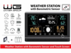 WG - Meteostanice WG3 s venkovním čidlem, černá
