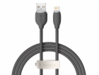 Baseus Jelly kabel USB na Lightning, 2,4A, 1,2 m (černý)