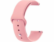 Taktický TAKTICKÝ SILIKONOVÝ POPRUH pro GARMIN VIVOACTIVE 3 RŮŽOVÝ