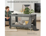 Kinderkraft Joy 2 cestovní postýlka béžová