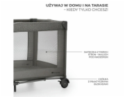 Cestovní postýlka KinderKraft JOY 2 DARK GREY