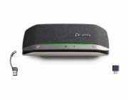 Poly Sync 20+M - Chytrý telefon - Bluetooth - kabelové, bezdrátový - USB-A, USB-C - cerná - certifikováno pro Microsoft Teams