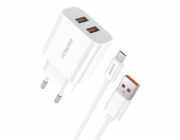 Rychlonabíječka Foneng 2x USB EU45 12W + USB Micro kabel