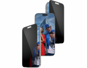 PanzerGlass - Ochrana obrazovky pro mobilní telefon - ultra-wide fit with FASTFIT IN-A-BOX - sklo - s bezpecnostním filtrem - dvoucestné - barva rámu cerná - pro Apple iPhone 17 Pro Max