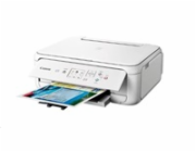 BAZAR - Canon PIXMA Tiskárna TS5151 WH (COL, 13 st./min., A4, WiFi, barevné LCD, USB, Bluetooth) poškodený obal - komple