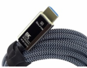PREMIUMCORD Ultra High Speed HDMI 2.1 optický fiber kabel 8K@60Hz, zlacené 7m