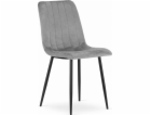 Leobert Židle LAVA - světle šedý samet x 1