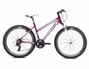 Horské jízdní kolo Capriolo MONITOR Lady FSL 26"/17" bordo-bílo-tyrkysové 