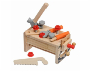 Sada Lucy & Leo dřevěná 182 Velký tesař - nářadí s ponkem 