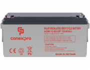 Baterie Conexpro AGM-12-65-DP VRLA AGM 12V/65Ah, M6, Deep cycle, živ. 10 let 