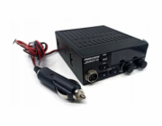 President Jimmy III AM/FM CB rádio Černá