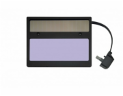 Automatic welding helmet for steel welding, 1 pc, color: Black