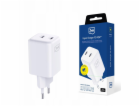 3mk síťová nabíječka - Hyper Charger PD 45W, bílá