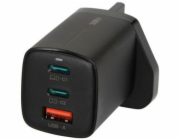 iBOX C-65 Black, GaN 65W univerzální nabíječka Zástrčka ve Velké Británii