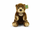 Rappa Plyšový medvěd hnědý 19 cm ECO-FRIENDLY