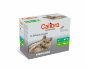 CALIBRA Cat Premium Sterilised - mokré krmivo pro kočky - 12x100g