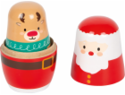 small foot Matrjoška Vánoční edice