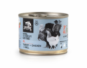 3COTY Turkey, chicken and krill Senior - mokré krmivo pro kočky - 180g