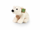 Rappa Plyšový medvěd lední 25 cm ECO-FRIENDLY