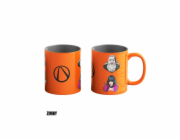 Hrnek pro odhalení tepla Good Loot Borderlands 4 - Hunters Icon 450 ml Oranžová, Šedá