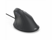Hama vertikální ergonomická kabelová myš ECM-500R, pro praváky, černá