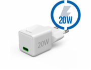 HAMA Super-mini, Rýchlonabíjačka, USB-C PD/QC 20W