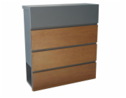 Schránka poštovní 370x410x130mm dekor DŘEVO 