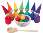 Hračka 2Kids Toys Duhové panenky s míčky 7 barev