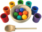 Hračka 2Kids Toys Duhové kuličky a kalíšky 7 barev
