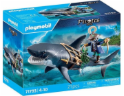 Playmobil Piráti 71793 Obří žralok s figurkami pirátů