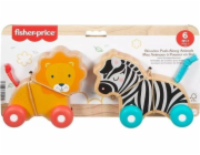 Fisher Price Dřevěná zvířátka na odpalování EDUKAMP
