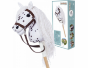 Tootiny Hobby kůň HOPPIHORSE A4 Leopard - bílý, srst tarantule