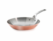 Pánev de Buyer, 6224.28, PRIMA MATERA, tvar pánve lyonnaaise, rukojeť z nerezové oceli, pro všechny varné desky, průměr 28 cm (dno 20 cm), výška 4 cm, váha 1,86 kg
