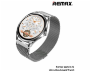 Remax CHYTRÉ HODINKY WATCH21 ULTRA TENKÉ Z NEREZOVÉ OCELI/ČERNÉ
