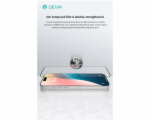 Deví ochranné sklo Van Series Anti-Static pro iPhone 16/15 - Black Frame