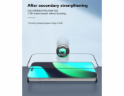 Deví ochranné sklo Van Series Anti-Static pro iPhone 16e/14/13/13 Pro - Black Frame