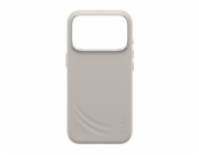 CARE by PanzerGlass Flow - Zadní kryt pro mobilní telefon - kompatibilita s MagSafe - silikon - vanilla - pro Apple iPhone 17 Pro