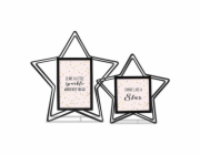 Hama Sada 2 rámů 10x10 a 10x15 stella černá