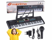 SUPRIMO 605 UFB - klávesnice s mikrofonem pro výuku hry, určená pro děti