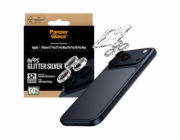 PanzerGlass Hoops - Chránic na objektiv pro mobilní telefon - lesklá stríbrná - pro Apple iPhone 16 Pro, 16 Pro Max, 17 Pro, 17 Pro Max
