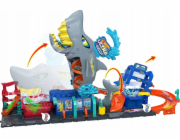 Hot Wheels Hot Wheels City Ultimate Shark Car Wash Building
