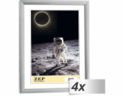 4x1 ZEP New Easy stříbrný plastový rám 10x15 KL1