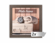 2x1 ZEP Nelson 5 hneda 20x20 drevo obrazovy ram V21205