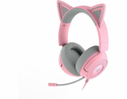 Razer Kraken Kitty V3 X Quartz (rosa/grau, 3,5-mm-Klinkenstecker)