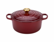 Le Creuset Signature Bräter rund 24 cm rot