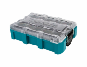Makita MAKTRAK Organizer tief M (blau/transparent, Transparenter Deckel)