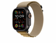 Apple Watch 49mm Tan Alpine Loop - Small - Black Titanium Finish