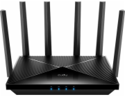 Cudy WR11000 bezdrátový router 2.5 Gigabit Ethernet Tři pásma (2,4 GHz / 5 GHz / 6 GHz) Černá