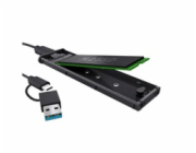 TRUST Externí box pro M.2 SSD, USB-C 3.2 Gen2, M.2 2280, černá