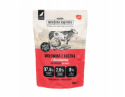 WIEJSKA ZAGRODA Beef with duck - vlhké krmivo pro psy - 500g